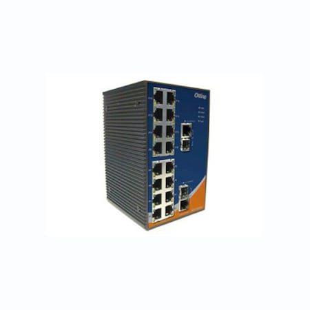 Oring Networking Rugged 16x 10/100TX (RJ-45) + 2x 100/1000 Combo (SFP/RJ-45), IES-1162GC IES-1162GC